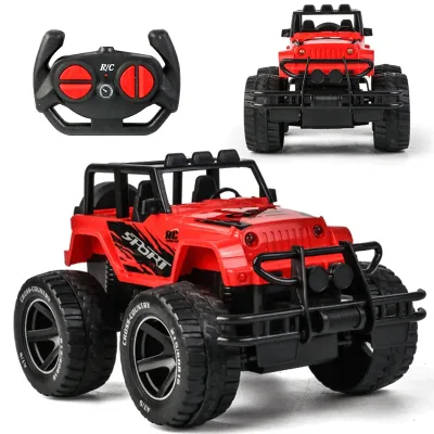 Off-road Vehicle Big Wheel Rc Control Simulation Outdoor Jeep Racing Four-way Remote Control Car Boy Toy Car Remote Control Car