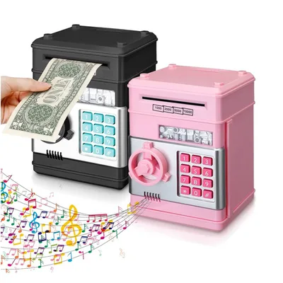 Mini ATM Password Money Bank | Electronic Piggy Bank & Safe for Kids