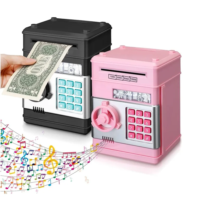 Mini ATM Password Money Bank | Electronic Piggy Bank & Safe for Kids