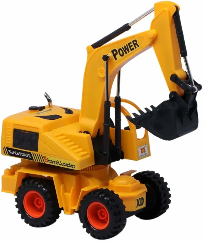 678 Wheel Excavator Shovel Loader – Construction Toy with Flashing LED Lights