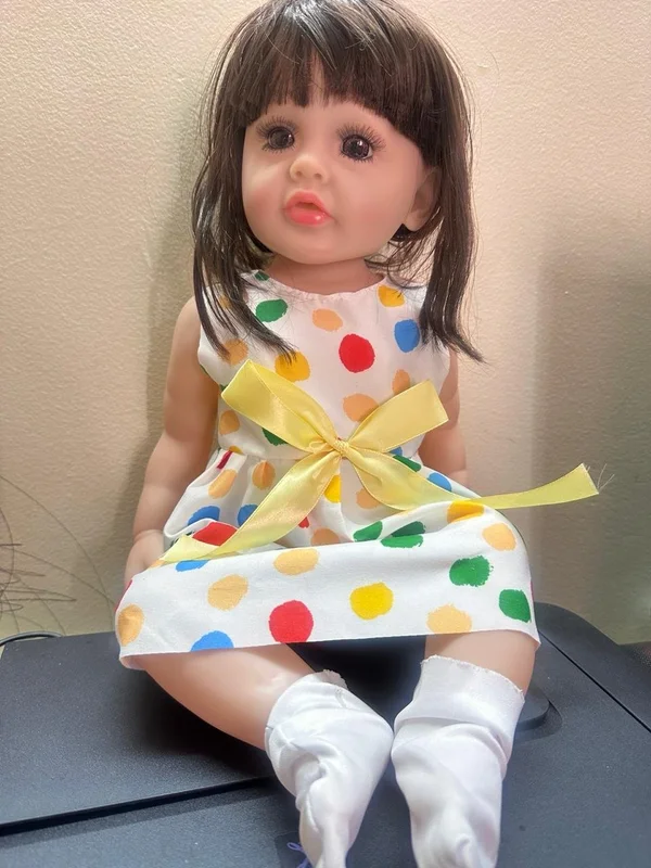Realistic Silicone Baby Doll – Soft and Lifelike with Music
